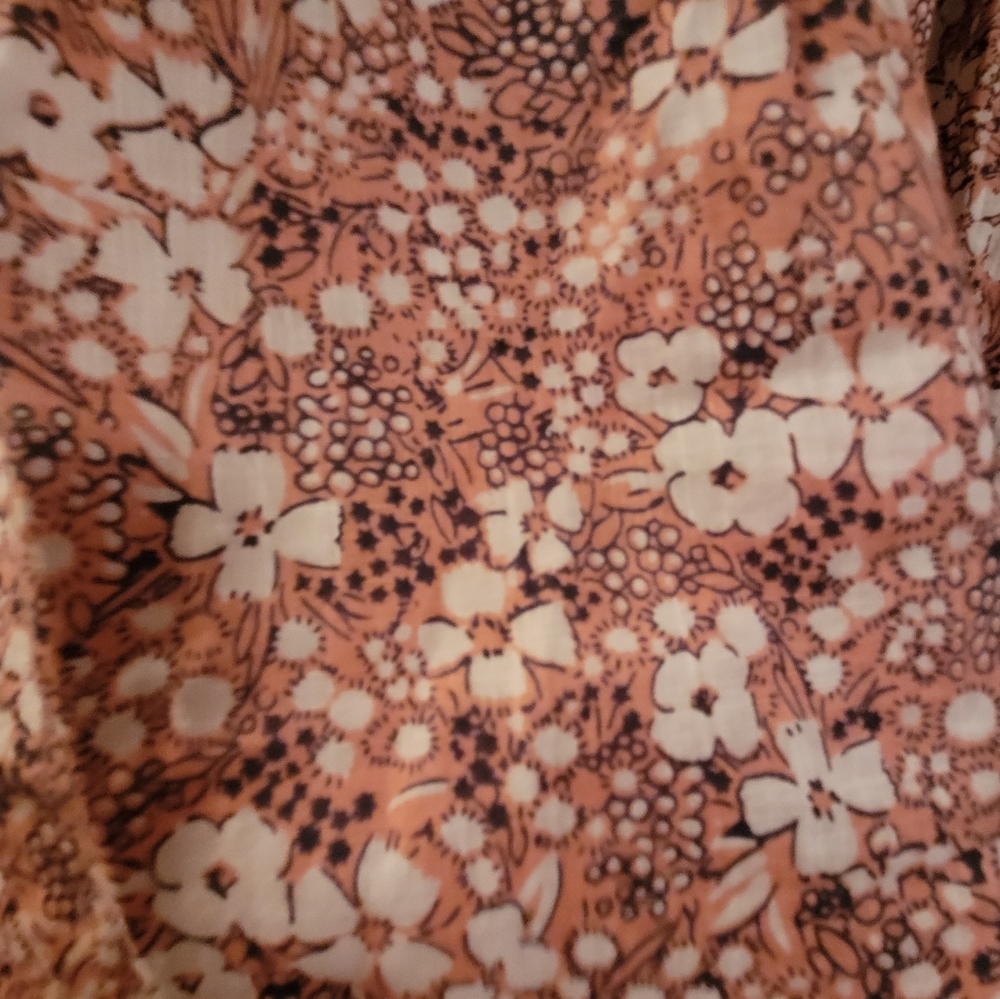 Anthropologie Sasha Smocked Boyfriend Buttondown Pink Size Small - Picture 8 of 9